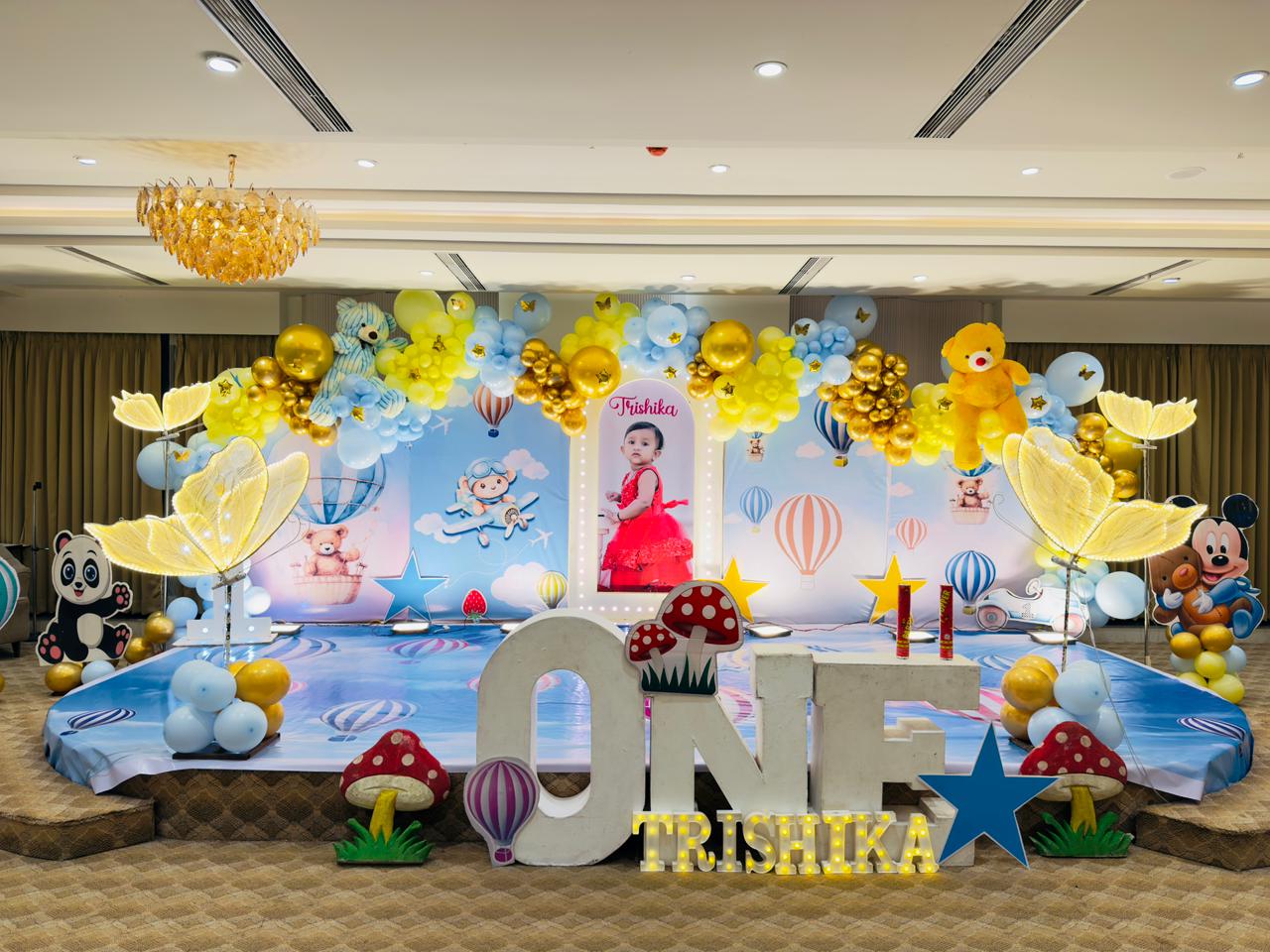 Birthday celebration setup by Crazy Event