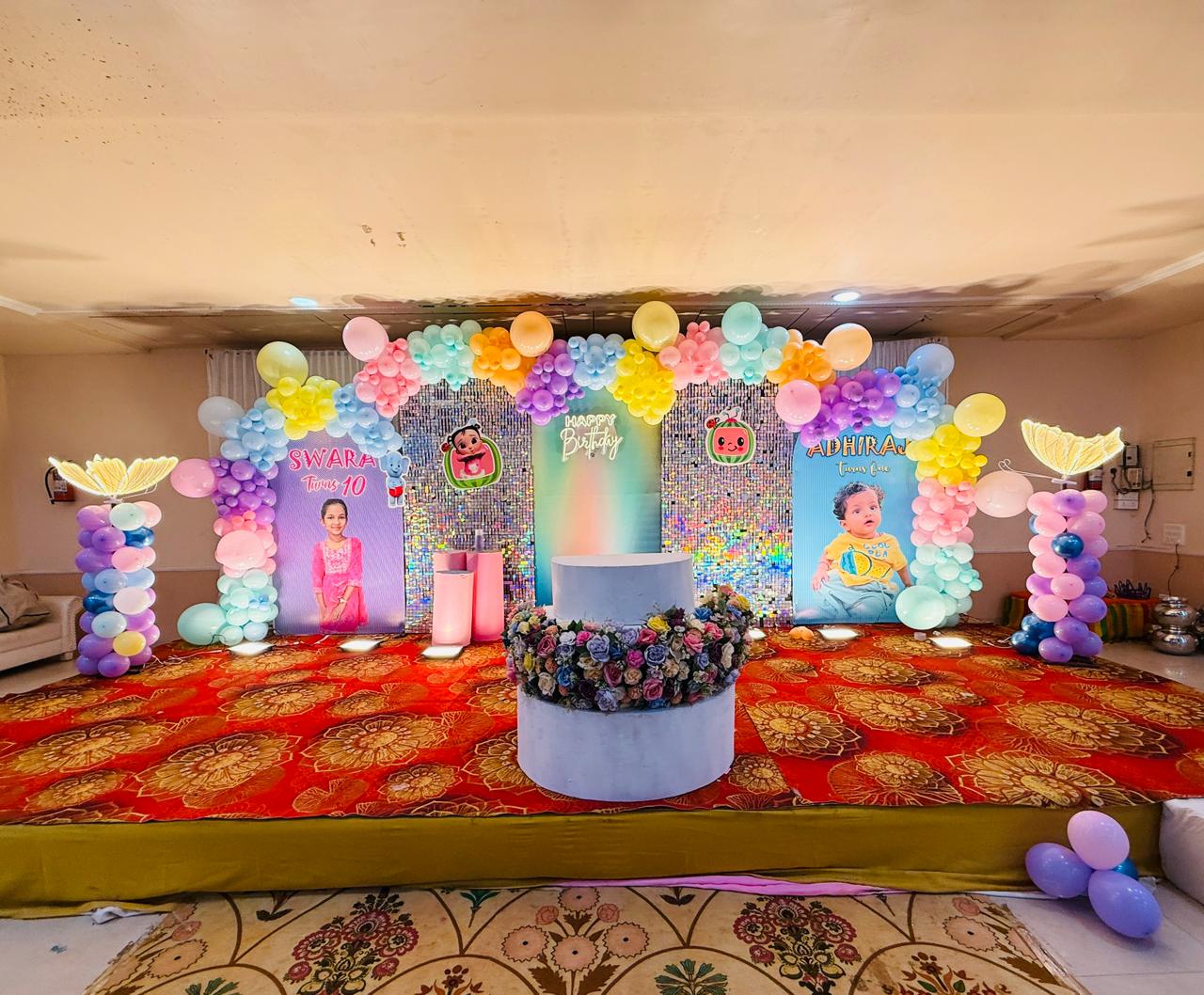 Birthday event decor by Crazy Event