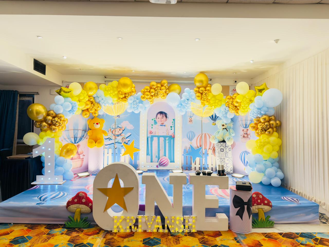 Birthday decoration setup by Crazy Event