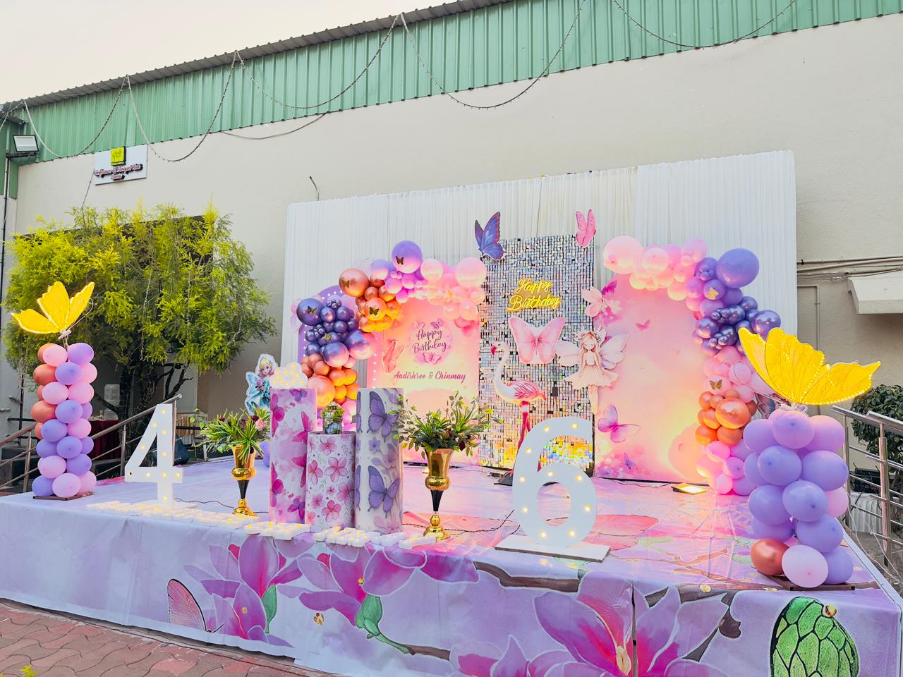 Birthday celebration setup by Crazy Event
