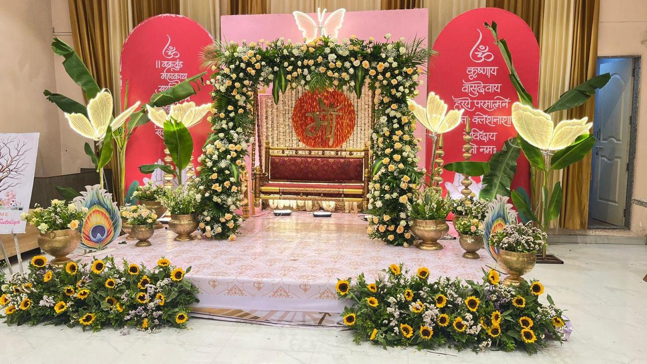 Baby shower decoration setup by Crazy Event