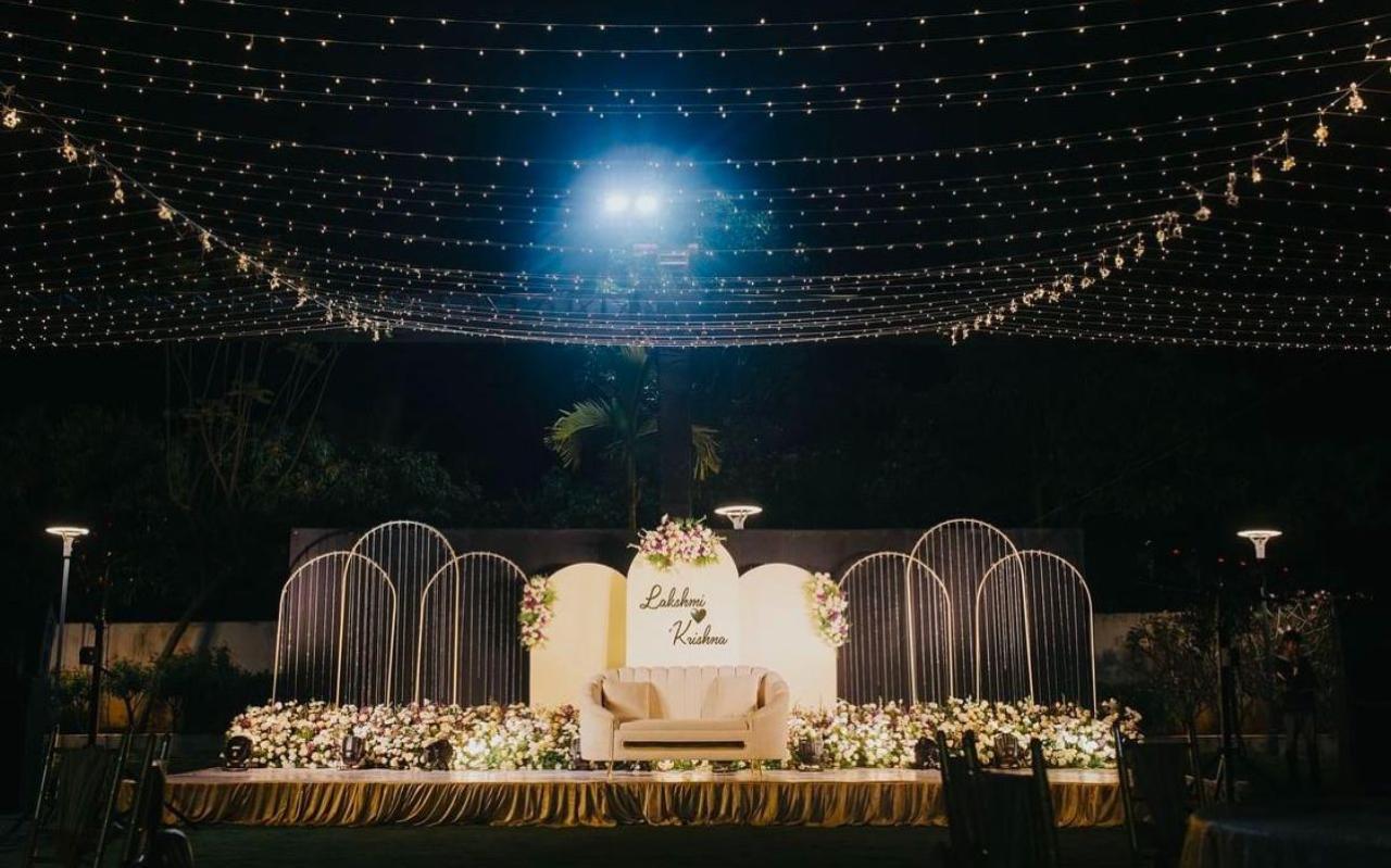 Wedding celebration decoration by Crazy Event