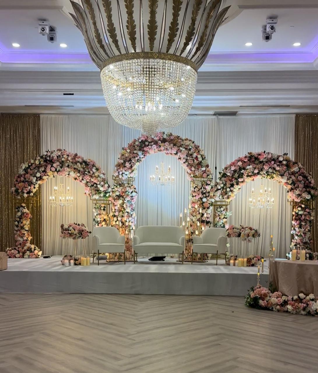 Wedding event setup by Crazy Event
