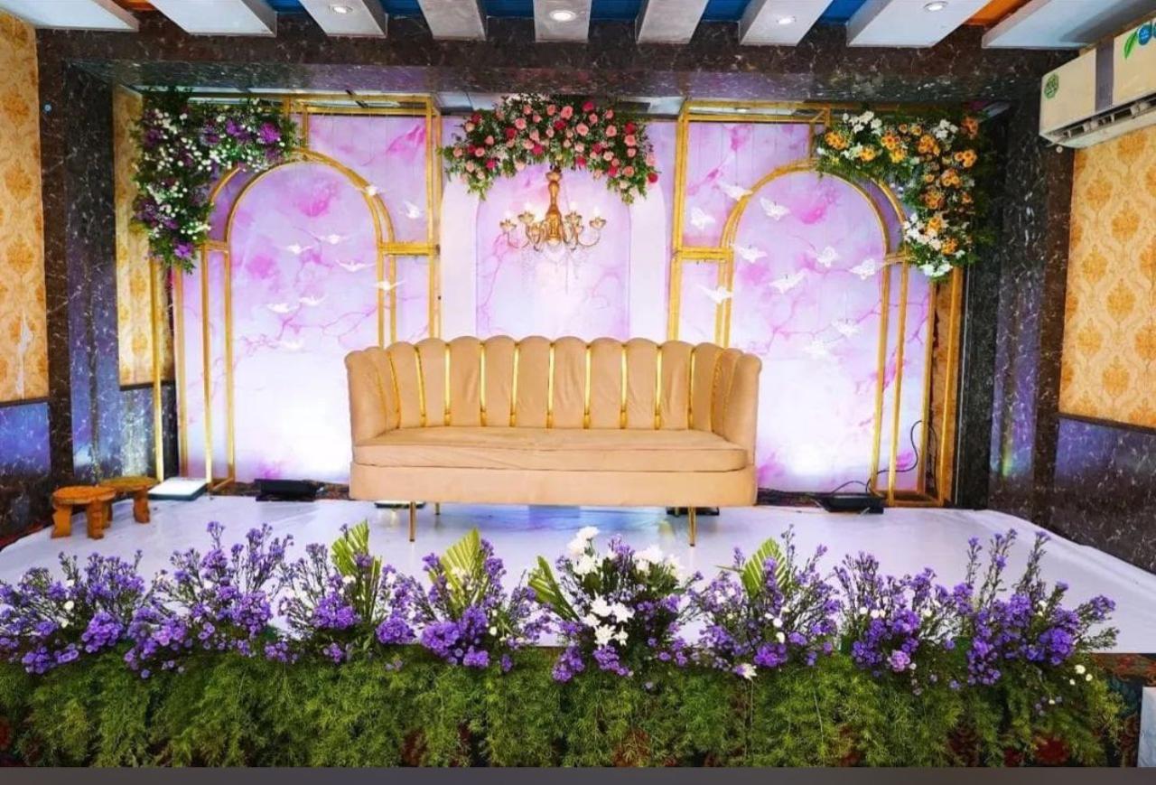 Wedding decoration setup by Crazy Event